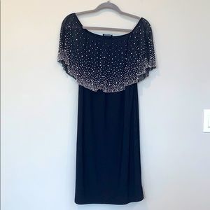 MSK Embellished off-shoulder dress